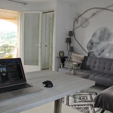 아파트 Duplex Vue Golf Saint-tropez 300m A Pied 로크부른수르알젠스
